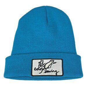 Off Color Brewing Beanie Hat Winter Stocking Cap Blue Chicago Craft Beer OSFM